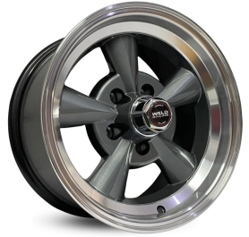 4 RODAS E55 MODELO FOOSE NITROUS / ARO 15X8 / (5X114) ET 0 cor:Grafite Diamantada 1