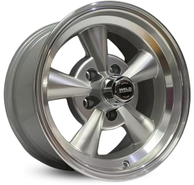 4 RODAS E55 MODELO FOOSE NITROUS / ARO 15X8 / (5X114) ET 0 cor:Prata Diamantada 1