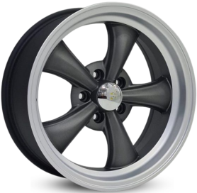 4 RODAS KR MODELO FOOSE NITROUS / ARO 17X7 / (5X114) ET 0 cor:Grafite Diamantada Fosca 1