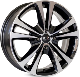 4 RODAS KRMAI MODELO KR K34 / ARO 15X6 / (4X108) ET40 cor:Preta Diamantada 1