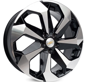 4 RODAS KR K71 MODELO TARÂNTULA / ARO 17X7 / (5X105) ET40 cor:Preta Diamantada 1