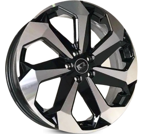 4 RODAS KR K71 MODELO TARÂNTULA / ARO 15X6 / (5X100) ET38 cor:Preta Diamantada 1