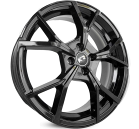 4 RODAS KR K73 MODELO ESPORTIVO / ARO 18X6 / (4X100) ET42 cor:Black Piano 1