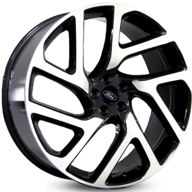 4 RODAS RAW MODELO FORD MAVERICK / ARO 20X8 / (5X108) ET45 cor:Preta Diamantada 1