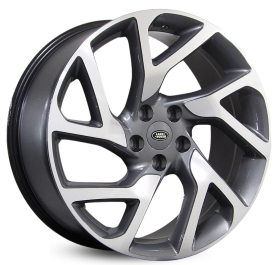 4 RODAS RAW MODELO LAND ROVER EVOQUE / ARO 20X8 / (5X108) ET45 cor:Grafite Diamantada 1