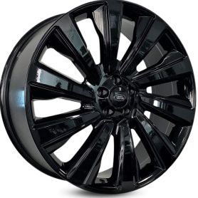 4 RODAS RAW MODELO RANGE ROVER SV / ARO 20X8 / (5X108) ET45 cor:Black Piano 1