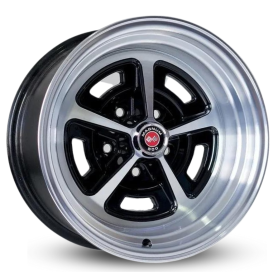 4 RODAS KR M10 MAGNUN 500 OPALA / ARO 15X7 / (5X114) ET20 cor:Preta Diamantada 1