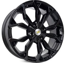 4 RODAS KR M16 MODELO CHEVROLET / ARO 13X5,5 / (4X100) ET36 cor:Black Piano 1