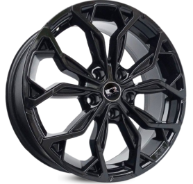 4 RODAS KR M16 MODELO ESPORTIVO / ARO 16X6 / (5X114) ET42 cor:Black Piano 1