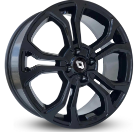 4 RODAS KR M7 MODELO SANDERO RS / ARO 15X6 / (4X100) ET38 cor:Black Piano 1