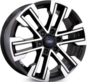 4 RODAS RAW MODELO FORD RANGER / ARO 22X9 / (6X139) ET45 cor:Preta Diamantada 1