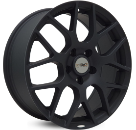 4 RODAS ZEUS MODELO NURBURGRING / ARO 17X7 / (5X112) ET40 cor:Preta Fosca 1