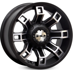 4 RODAS RAW MODELO OFF-ROAD OR-01 / ARO 17X9 / (5X127) ET 0 cor:Preta Diamantada 1