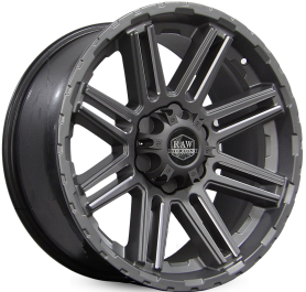 4 RODAS RAW MODELO HD OFF-ROAD OR-04 AMAROK / ARO 20X9 / (5x120) ET20