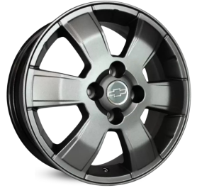 4 RODAS KR R15 MODELO MONTANA SPORT / ARO 15X6 / (4X100) ET45 cor:Grafite Fosca 1