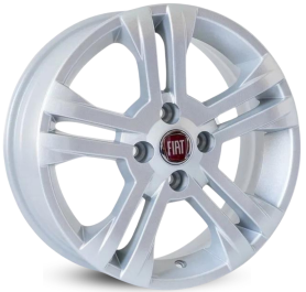 4 RODAS KR R17 MODELO FIAT NEW PALIO / ARO 14X6 / (4X98) ET41 cor:Prata 1