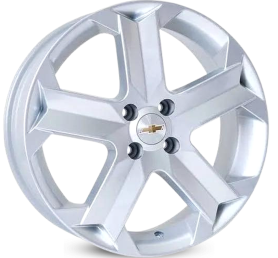 4 RODAS KR R26 MODELO MONTANA SPORT / ARO 14X6 / (4X100) ET49 cor:Prata 1