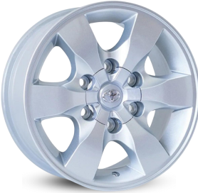 4 RODAS KR R32 MODELO HILUX, SW4 / ARO 16X7 / (6X139) ET27 cor:Prata 1