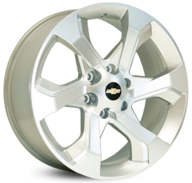 4 RODAS KR R53 S10 TRAILBLAZER / ARO 22X9 / (6X139) ET40 cor:Prata Diamantada 1