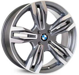 4 RODAS KR R56 MODELO BMW M6 / ARO 17X7 / (4X100) ET40 cor:Grafite Diamantada 1