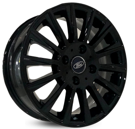 4 RODAS KR R66 MODELO FIESTA SPORT / ARO 14X6 / (4X108) ET30 cor:Black Piano 1