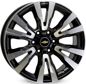 4 RODAS KR R79 MODELO S10 LTZ / ARO 20X8,5 / (6X139) ET35 cor:Preta Diamantada 1