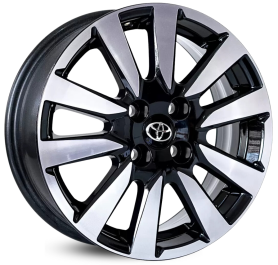 4 RODAS KR R81 MODELO ETIOS CROSS / ARO 15X6 / (4X100) ET38 cor:Preta Diamantada 1