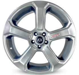 4 RODAS GT7 MODELO RAM RAMPAGE RT / ARO 20X8,5 /(5X110) ET27 cor:Titânio 1