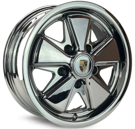 4 RODAS RAW PORSCHE 911 FUCHS / ARO 15 / 2 TALAS (5X112) ET25/20 cor:V-Chrome 1