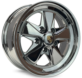 4 RODAS RAW PORSCHE 911 FUCHS / ARO 16 / 2 TALAS (5X112) ET25/30 cor:V-Chrome 1