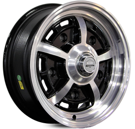 4 RODAS RAW SPRINTSTAR FUSCA / ARO 15X5,5 / (5X205) ET14 cor:Preta Diamantada 1