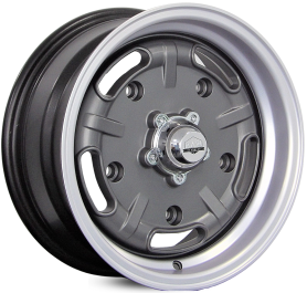 4 RODAS RAW CLASSICS SPEED MASTER / ARO 15X4,5 / (5X205)ET20 cor:Grafite Fosco Diamantada 1