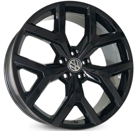 4 RODAS KR S07 AMAROK V6 HIGHLINE / ARO 22X9,0, (5X120) ET45 cor:Black Piano 1