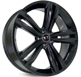 4 RODAS KR S18 MODELO TIGUAN R-LINE / ARO 15X6 / (4X100) ET38 cor:Black Piano 1