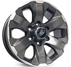 4 RODAS KR S30 MODELO FORD RANGER / ARO 16X7 / (6X139) ET28 cor:Grafite Diamantada 1