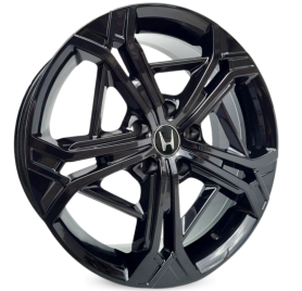 4 RODAS KR S45 HONDA CIVIC, HR-V / ARO 18X7 / (5X114) ET40 cor:Black Piano 1