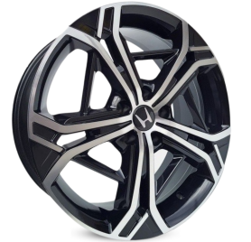 4 RODAS KR S45 HONDA CIVIC, HR-V / ARO 18X7 / (5X114) ET40 cor:Preta Diamantada 1