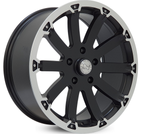 4 RODAS BLACK RHINO SIDEWINDER / ARO 20X8,5 / (5X120) ET35 cor:Preta Diamantada Fosca 1