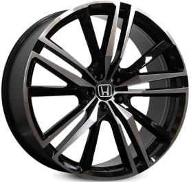 4 RODAS RAW MODELO HYUNDAI SANTA FÉ / ARO 22X9 / (5X114)ET43 cor:Preta Diamantada 1