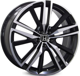 4 RODAS RAW MODELO HYUNDAI SANTA FÉ / ARO 22X9 / (5X114)ET43 cor:Preta Diamantada Fosca 1