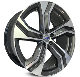 4 RODAS GT7 MODELO VOLVO XC90  R-DESING / ARO 20X8,5 / (5X108) ET47 cor:Grafite Diamantada 1