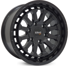 4 RODAS ZEUS ZWAT3 OFF ROAD / ARO 17X8 / (6X135) ET17 cor:Preta Fosca 1