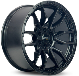 4 RODAS ZEUS ZWAT4 OFF-ROAD TROLLER / ARO 20X9 /(6X139) ET15 cor:Preta Fosca 1