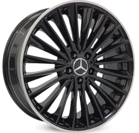 4 RODAS ZEUS MODELO MERCEDES C 2022 / ARO 20X8 / (5X112) ET45 cor:Black Piano 1