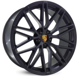 4 RODAS MODELO PORSCHE ZWPC2 / ARO 22X9 / (5X130) ET45 cor:Black Piano 1